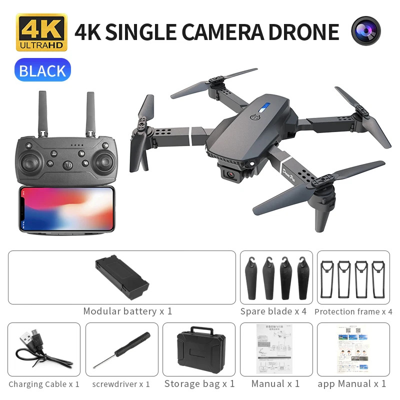 Drone Camera Mount - طائرة بدون طيار E88 ProIntelligent قابلة