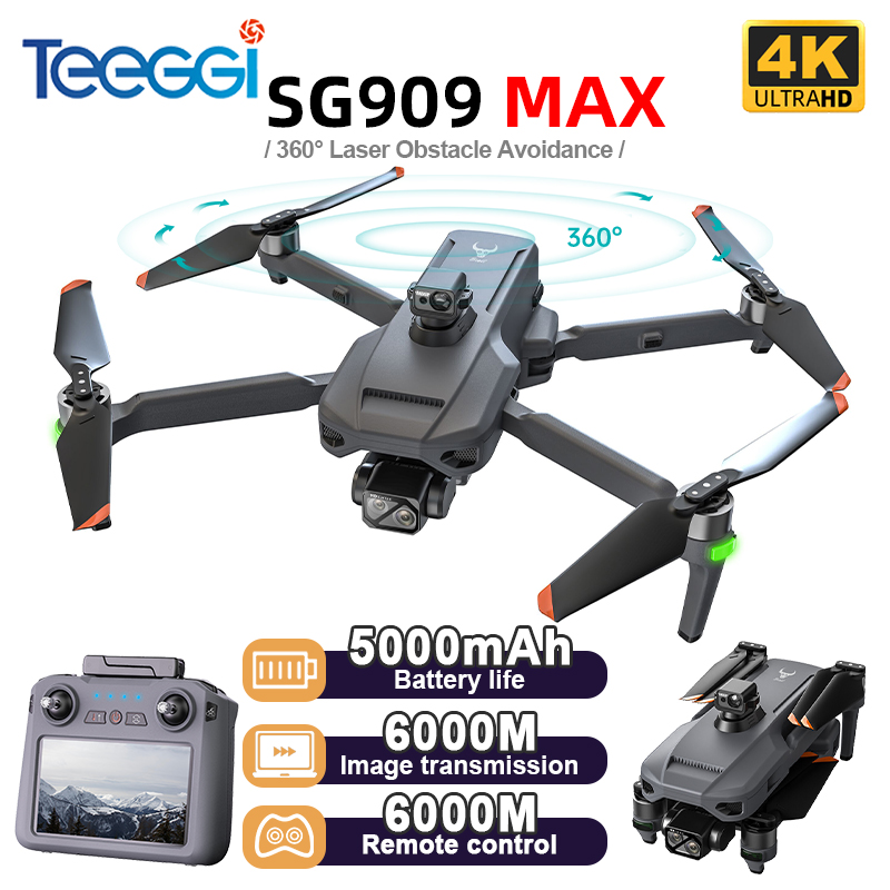 Drone Camera 4K - طائرة بدون طيار Teeggi SG909 MAX