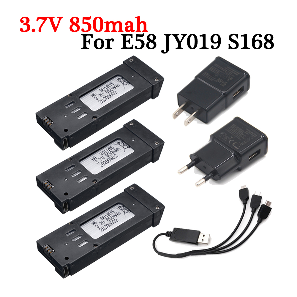 Eachine Drone E58 - ترقية الإصدار 3.7 فولت 850 مللي