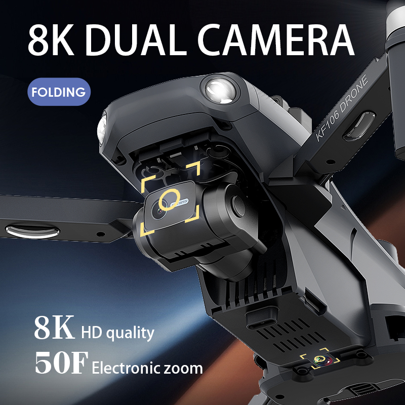 2022 جديد KF106 ماكس الطائرة ب - مراجعة Drone Camera Wide Angle وسعره