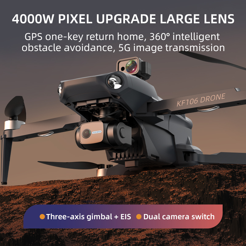 2022 جديد KF106 ماكس الطائرة ب - مراجعة Drone Camera Wide Angle وسعره