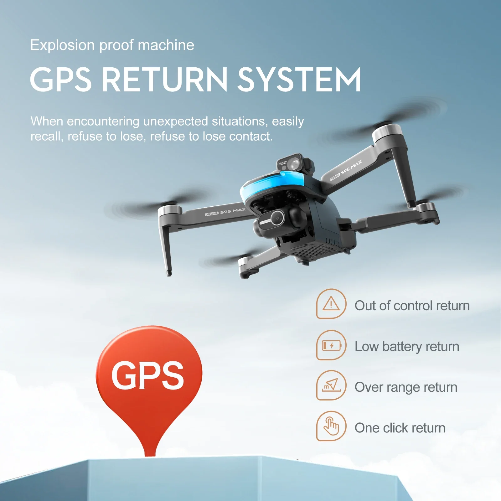 جديد S9S ماكس طائرة صغيرة بدون - مراجعة Drone Camera Hd وسعره