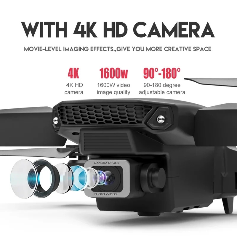 طائرة بدون طيار E88 ProIntelli - مراجعة Drone Camera Mount وسعره
