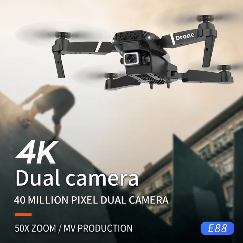 طائرة بدون طيار E88 ProIntelli - مراجعة Drone Camera Mount وسعره