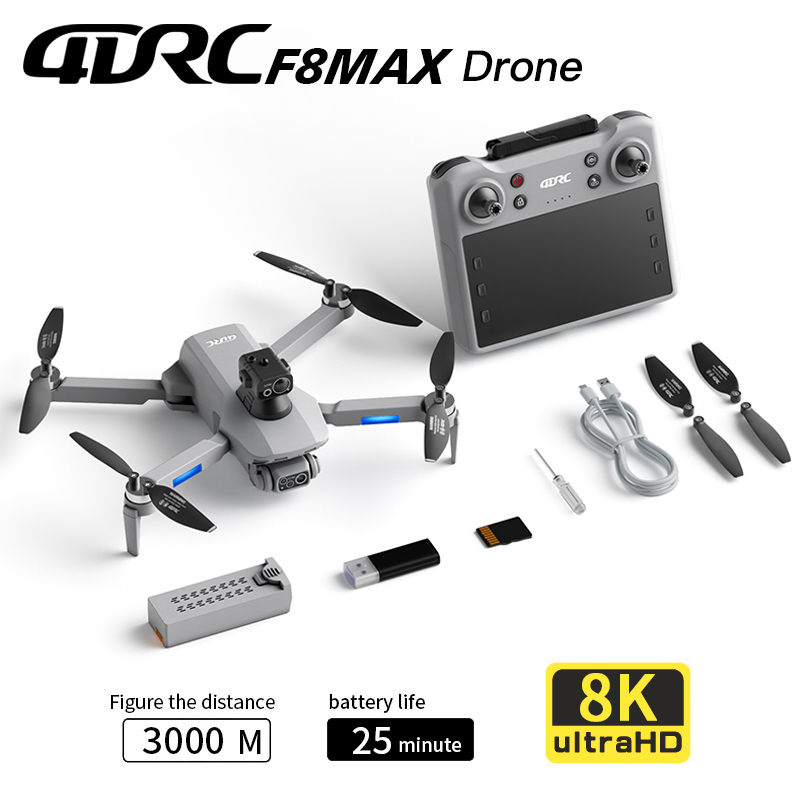 F8 MAX GPS الطائرة بدون طيار ا - مراجعة Drone Camera Mount وسعره